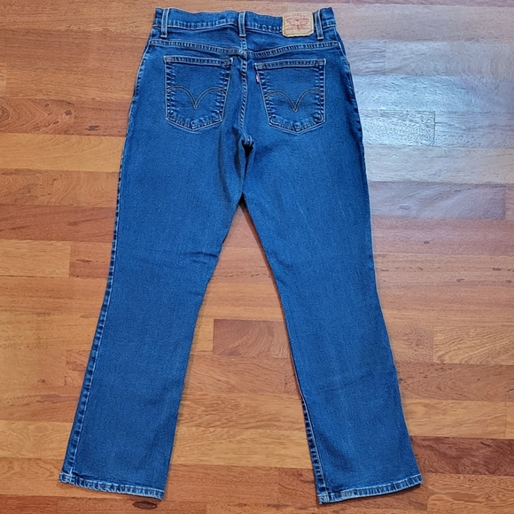 Classiques Entier Jean Femme Coupe Bootcut - Taille 10 - Dark Wash - Occasion TB